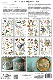 Wilde Bloemen - IOD Transfers - (8) 8 x 12 sheets