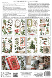 Winter Botanist - IOD Transfer - (8) 8x12 pages