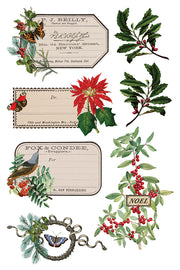Winter Botanist - IOD Transfer - (8) 8x12 pages