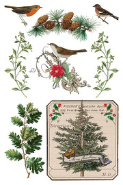 Winter Botanist - IOD Transfer - (8) 8x12 pages