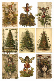 Fairy Merry Christmas - IOD Transfers - (8) 8x12 sheets *Retired*