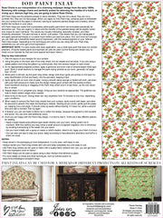 Rose Chintz - IOD Paint Inlays - (8)12x16 sheets *Retired*