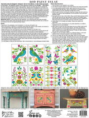 Vida Flora - IOD Paint Inlays - (8)12x16 sheets *Limited Release*