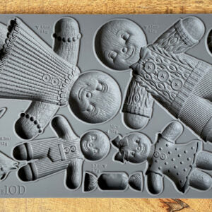 IOD mould - Ginger & Spice 6x10 Decor Moulds *Limited Edition*
