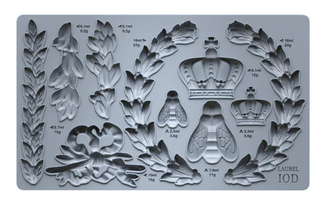 Laurel  - IOD Decor Moulds - 6x10