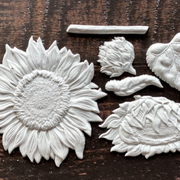 IOD mould - Sunflowers 6x10 Decor Moulds