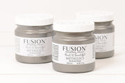 Fusion Mineral Paint Metallic Brushed Steel